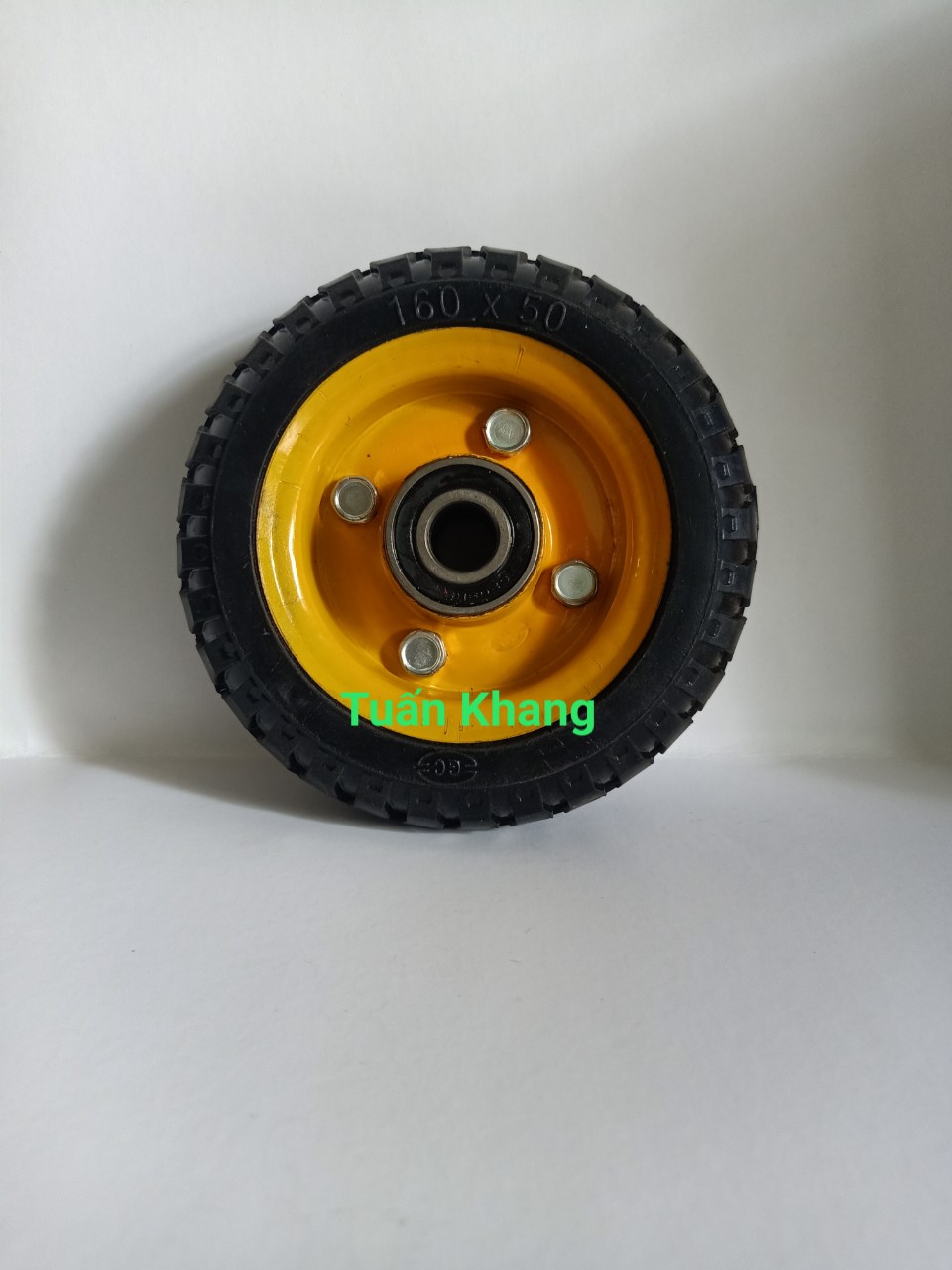 Bánh xe 160x50mm cao su có vòng bi
