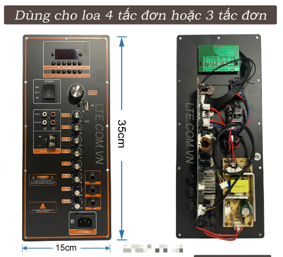 bo mạch loa kéo 2 kênh stereo  80w  150w  250W reverb nâng cấp nhất 2023