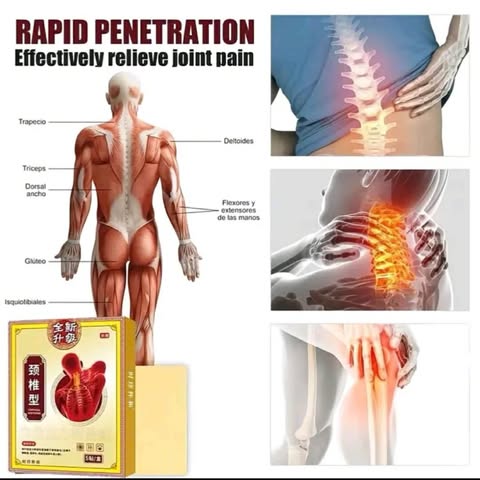 Miếng dán cột sống đốt sống cổ giảm căng thẳng Miaojia 5 miếng dán / hộp