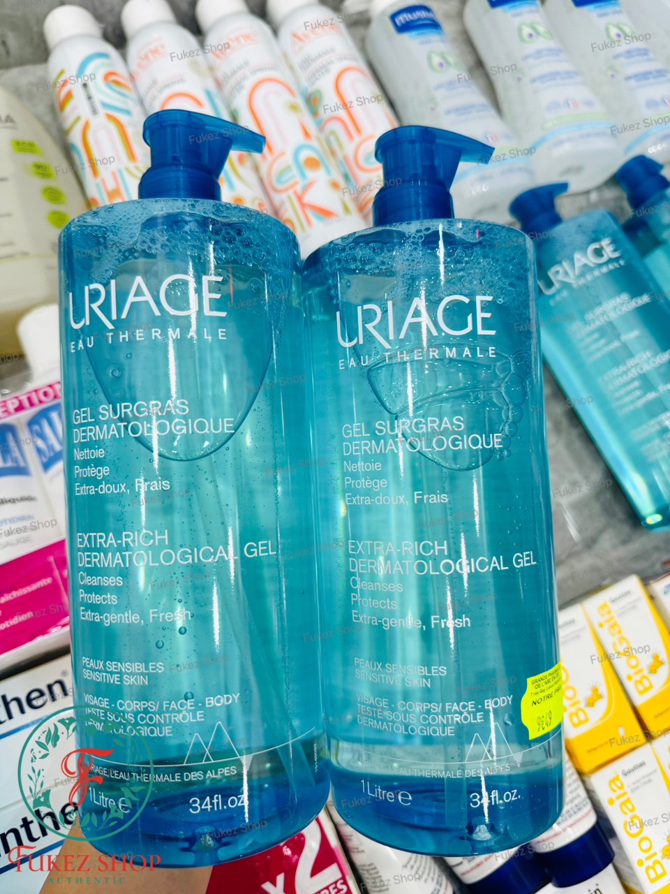 Sữa tắm ngăn mụn lưng Uriage 1000ML nội địa Pháp