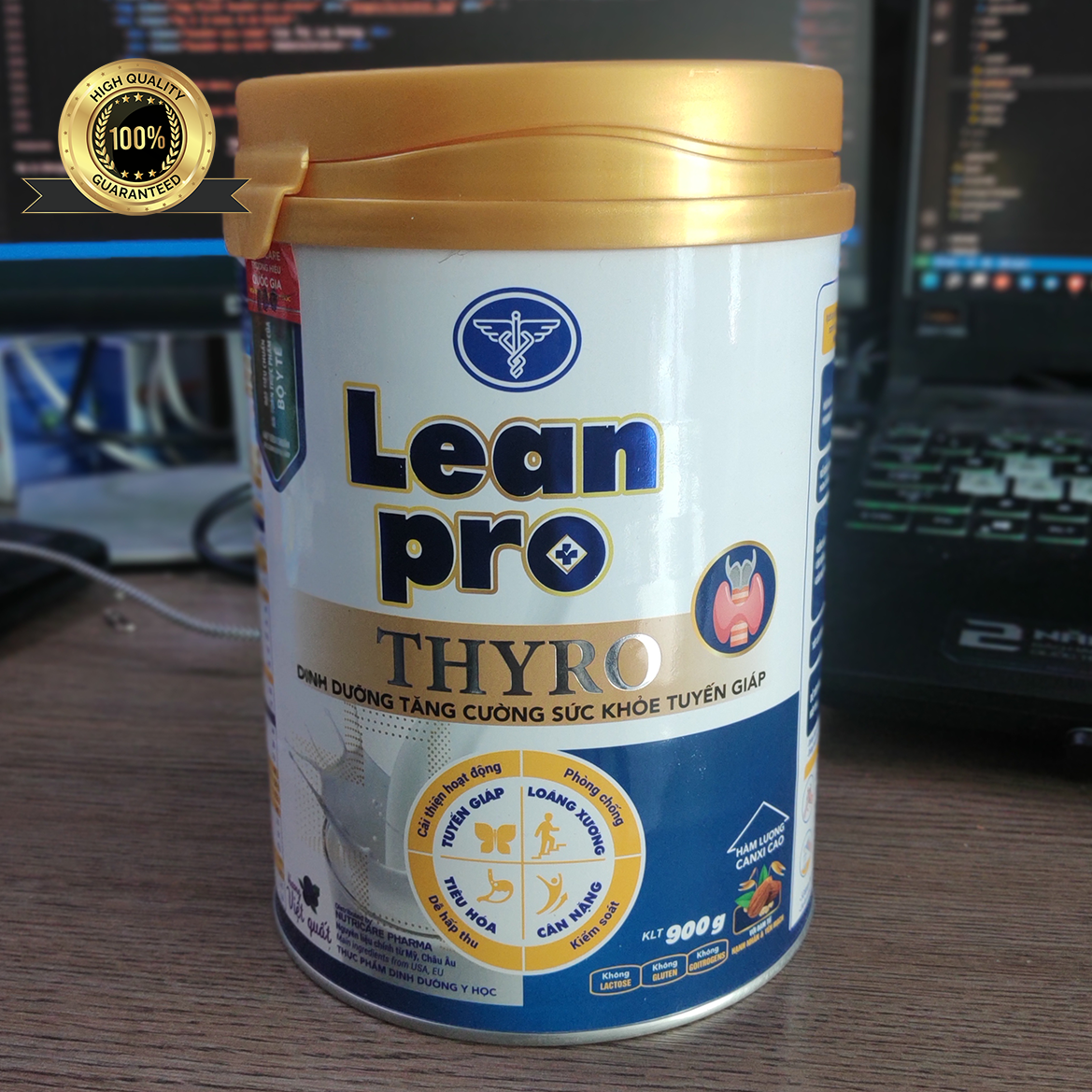 Sữa Lean Pro Thyro - Dinh dưỡng chuyên biệt cho bệnh nhân suy giáp sau phẫu thuật - 900g