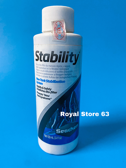 Stability Seachem vi sinh sống cho bể thủy sinh chai 100ml