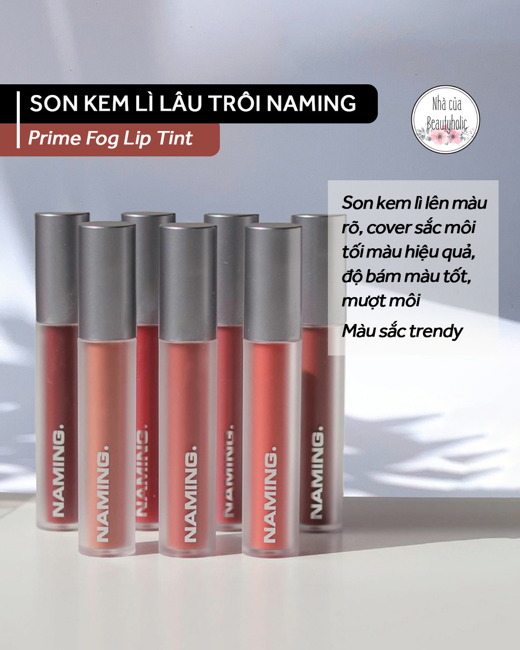 Son kem lì naming prime fog lip tint