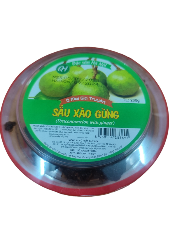 Sấu xào gừng sấy quý hợp 200g