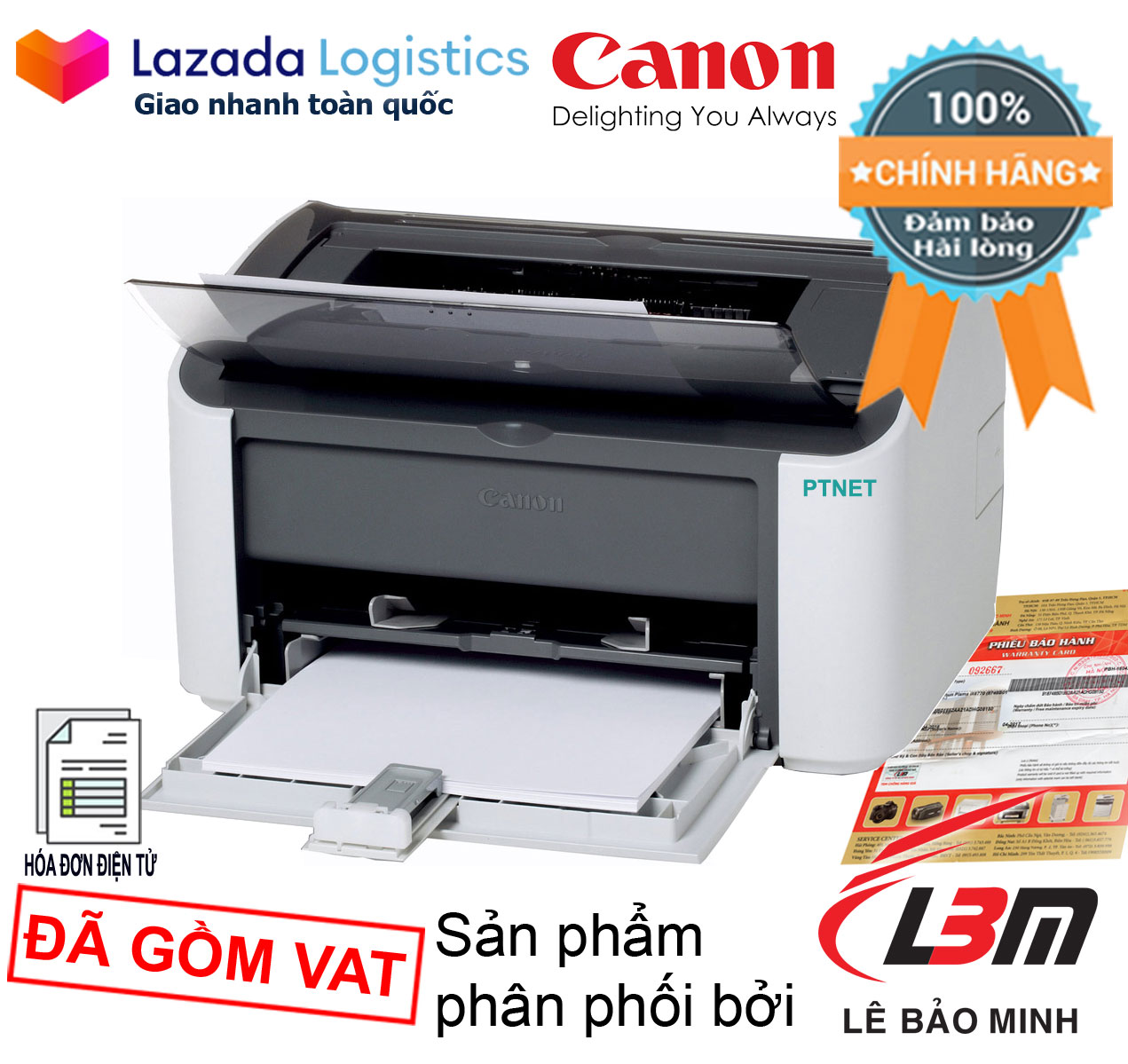 Máy in Laser Canon LBP 2900 phân phối bởi Lê Bảo Minh (A4 - Mono - trắng, đen)