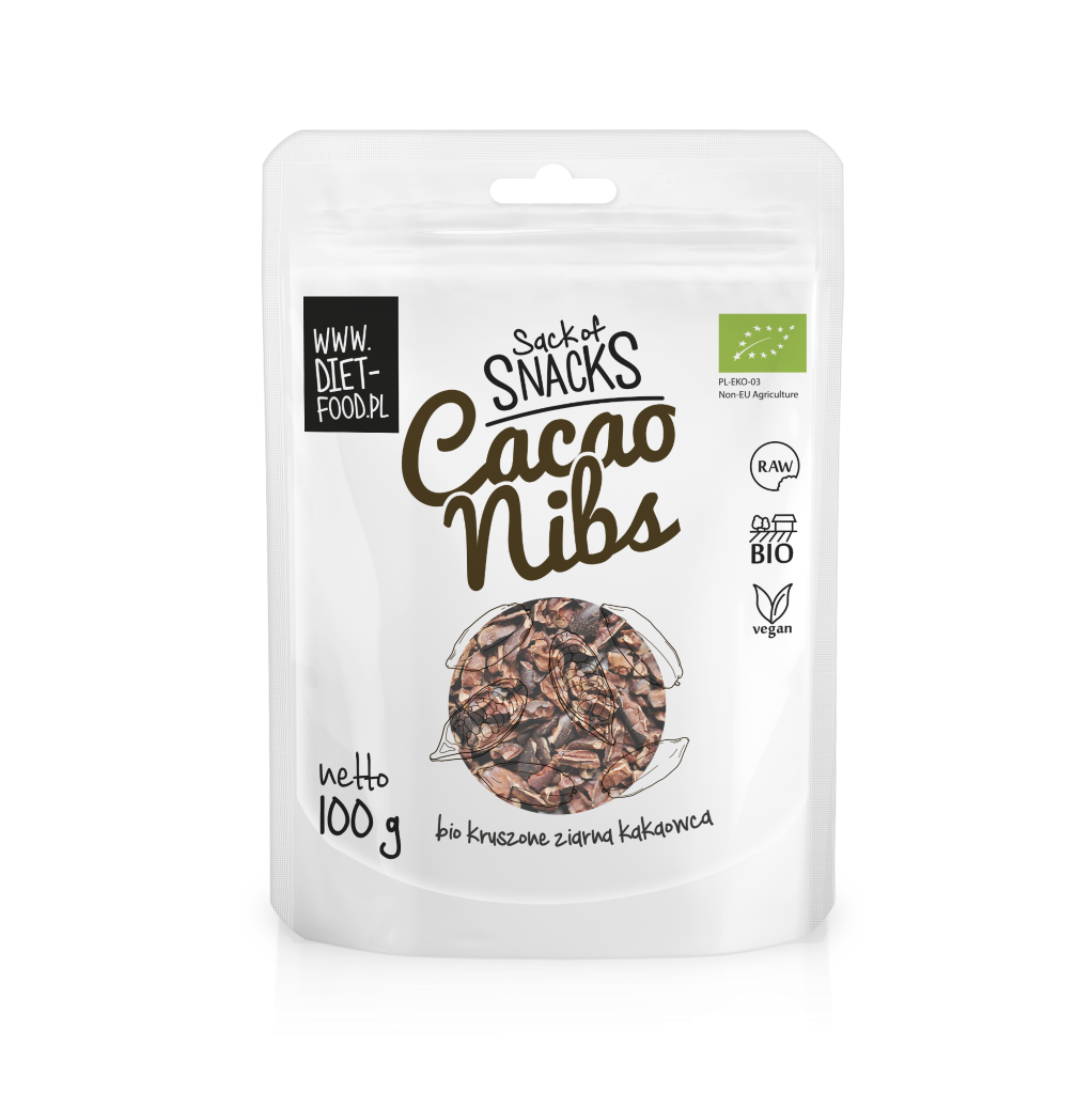 Hạt cacao ngòi hữu cơ - diet food - 100g