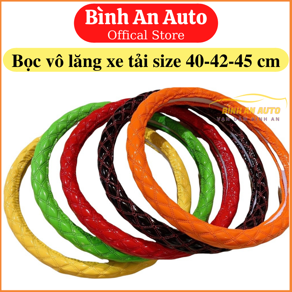 Bọc Vô Lăng Xe Tải Size 40-42-45 - Bọc Vô Lăng Thái Cao Cấp Hàng Siêu Chất, bọc vô lăng xe đầu kéo, bọc vô lăng xe container, boc vo lang xe tai, bọc vô lăng ô tô xe tải