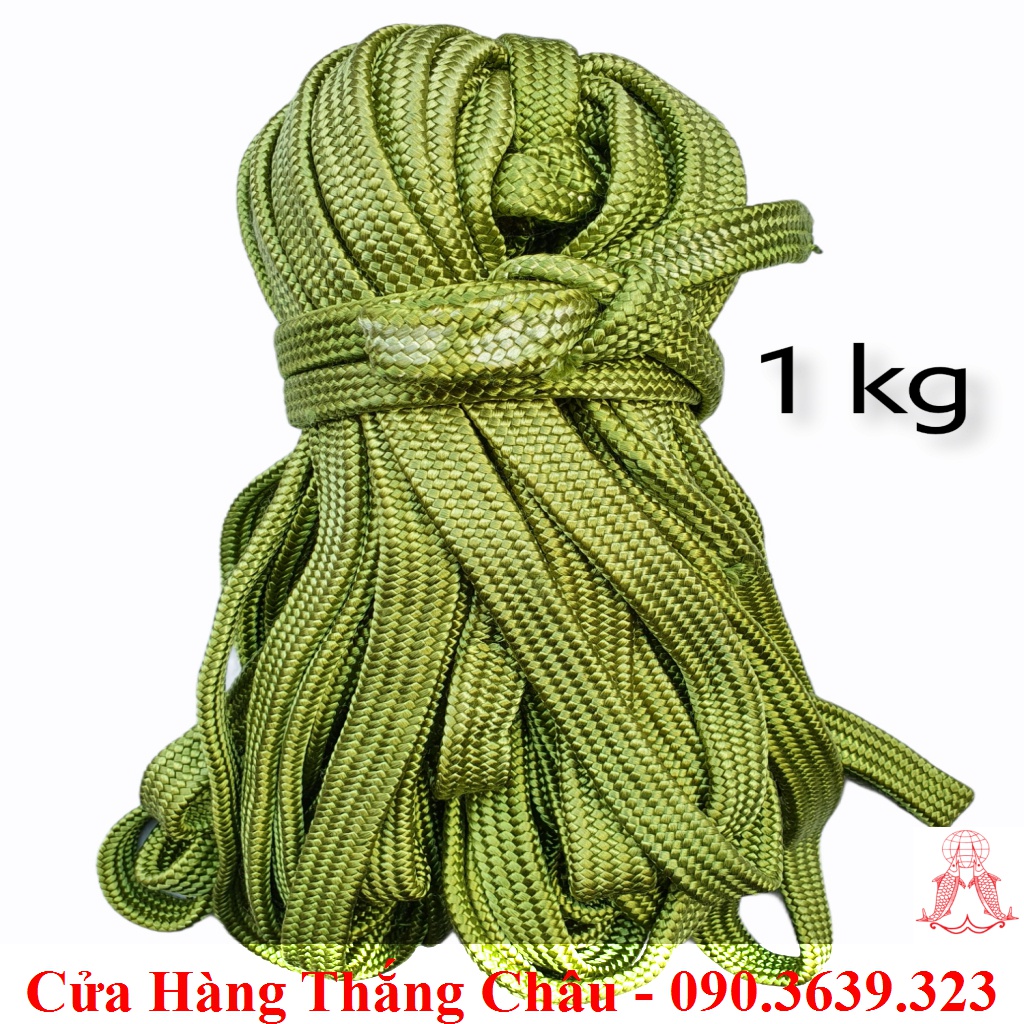 Dây dù cồ - bản dẹp - dù xanh lá, dù vàng