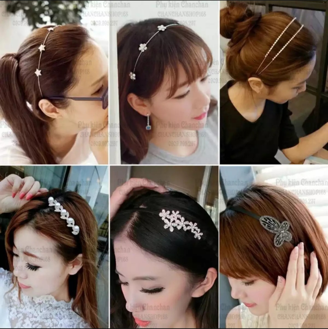 Cài tóc đính cườm 40k