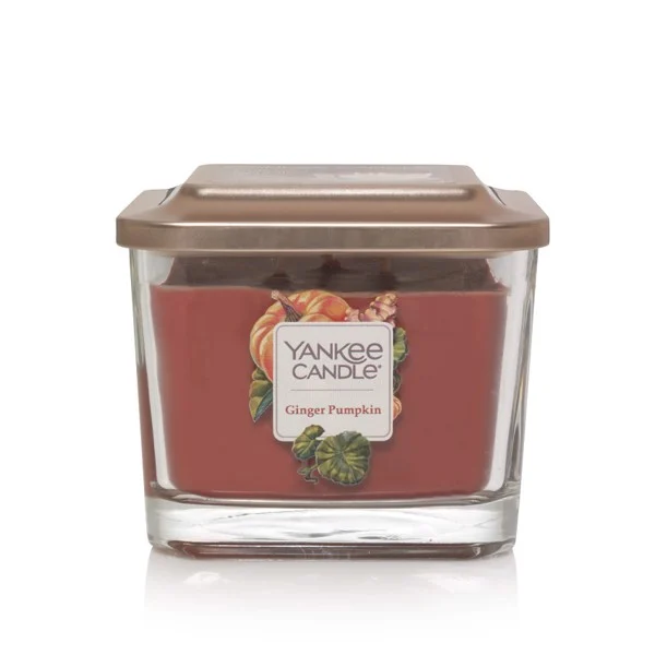 Nến thơm ly vuông Elevation Ginger Pumpkin Yankee Candle YAN3342
