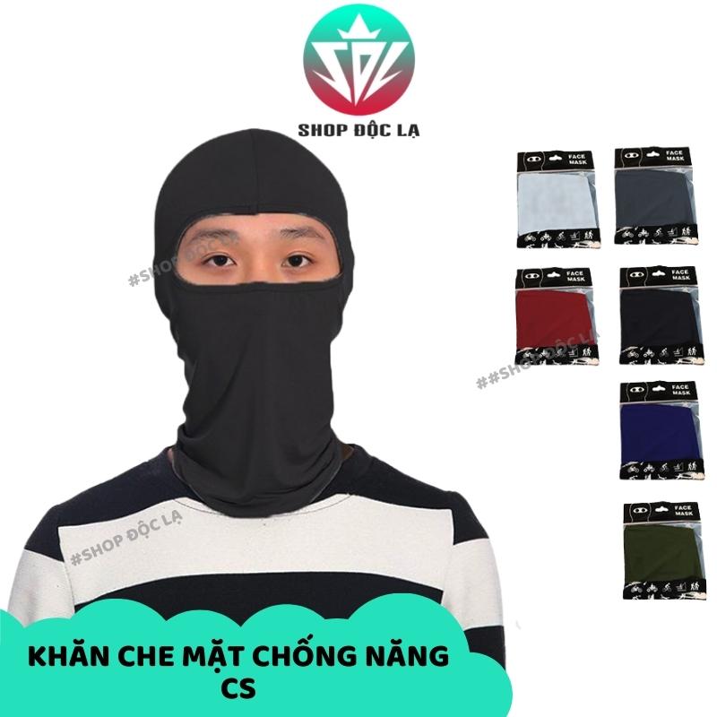 Khăn Trùm Đầu Đi Phượt CS - Full Kín Mặt Chỉ Chừa 2 Mắt