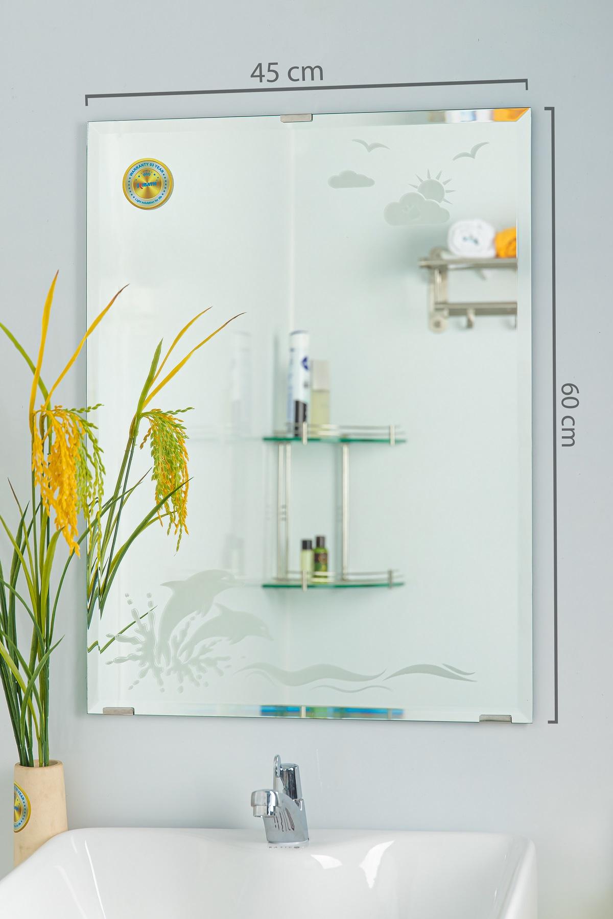[HCM]Gương soi cao cấp KIBATH 450x600mm – TT-215