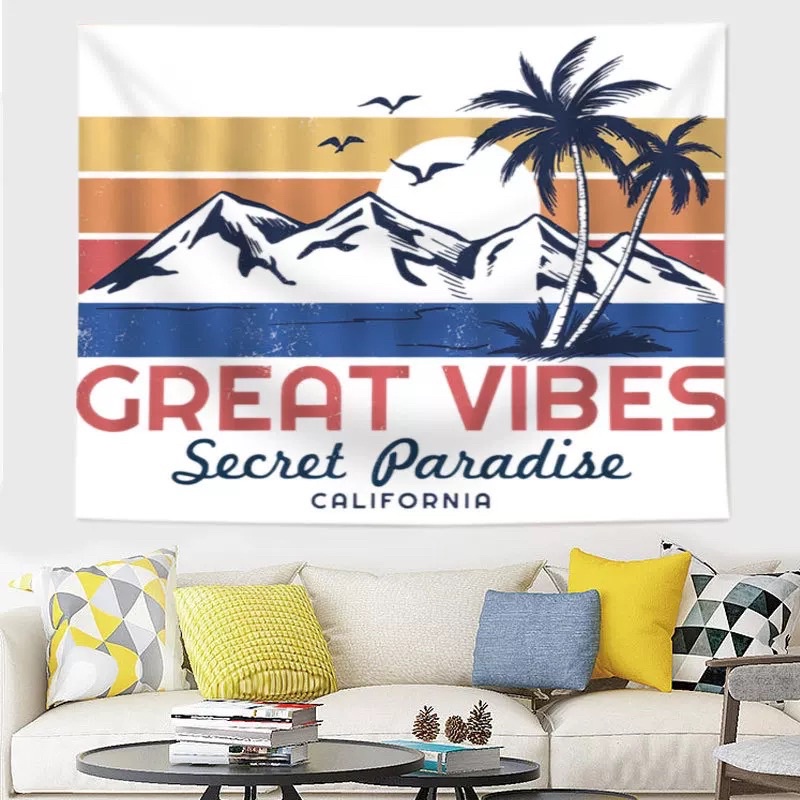 Tranh Vải Treo Tường Great Vibes Trang Trí