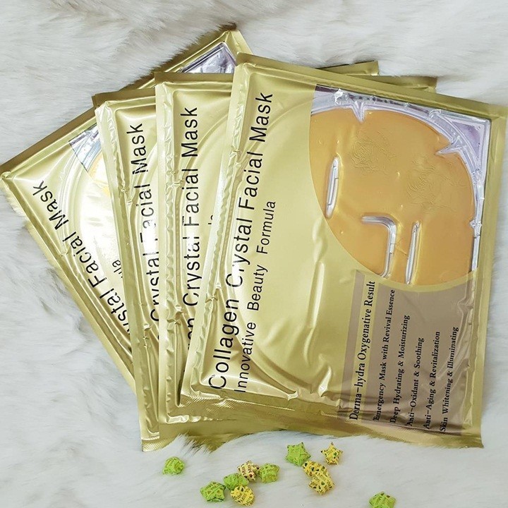Combo 10 Mặt Nạ Miếng Collagen Vàng 24k