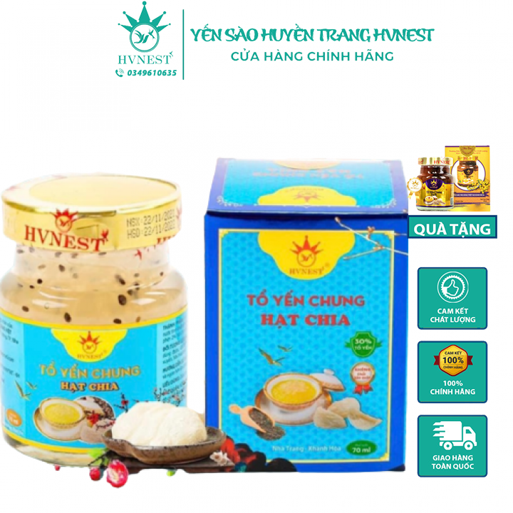 Yến Sào Chưng Sẵn 30% Yến Tươi Tự Nhiên Vị Chia Nguyên Chất Thượng Hạng