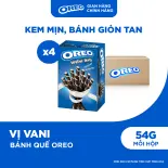 Combo 4 Bánh Quế Oreo Với Kem Vị Vani 54g