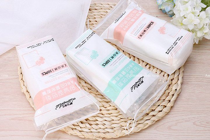 Bông tẩy trang nội địa Trung LANEILA 50 miếng
