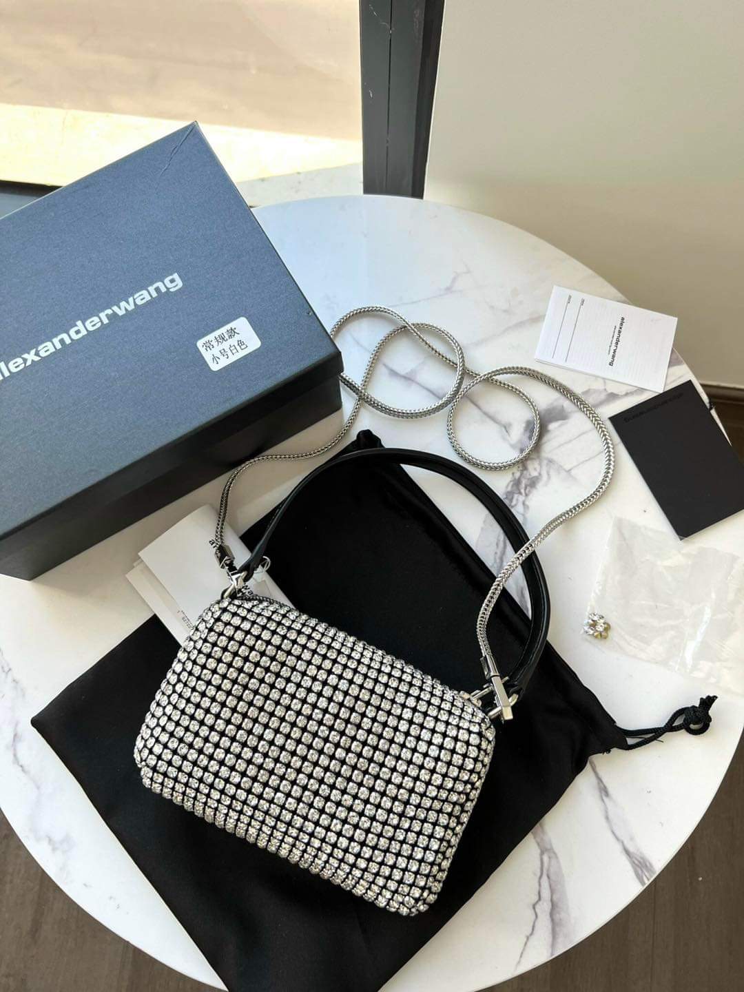 Túi alexangder.wang đính đá fullbox cao cấp siêu xinh