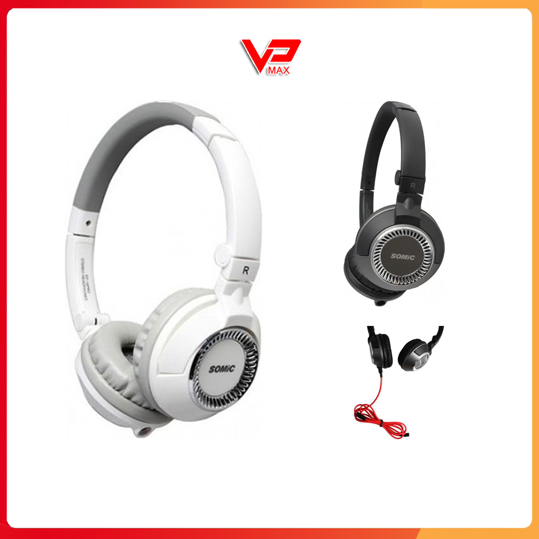 Tai nghe chụp tai có mic Somic chơi game văn phòng có thể gấp gọn - tai nghe gaming - VP MAX