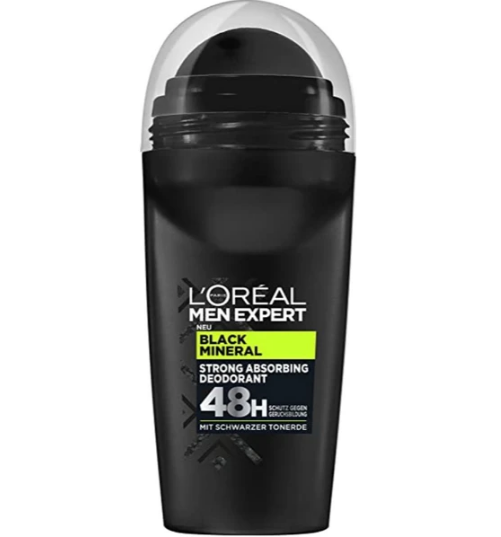 Lăn khử mùi loreal men expert black mineral 48h, 50ml