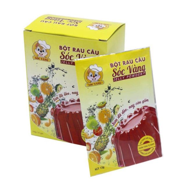 Thạch rau câu sóc vàng
