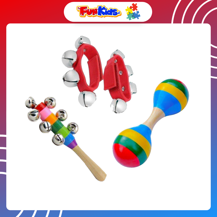 Combo 3 Đồ Chơi Âm Nhạc Cho Bé Từ 0 Đến 3 Tuổi, Giúp Bé Phát Triển Trí Não Và Tăng Cường Khả Năng Cảm Thụ Âm Nhạc