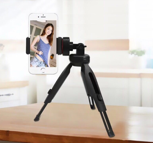 [HCM]Giá đỡ điện thoại 3 chân Mini Tripod 360 độ (ĐEN)