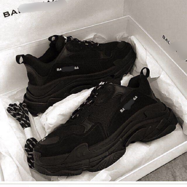 Giày Thể thao Nam Nữ Trip S màu full trắng, đế phân tầng cao 5cm