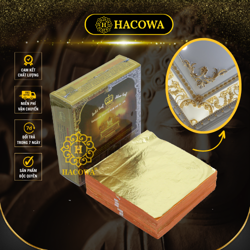 1000 lá Vàng Ý dát vàng đồ nội thất cao cấp khổ 14cm