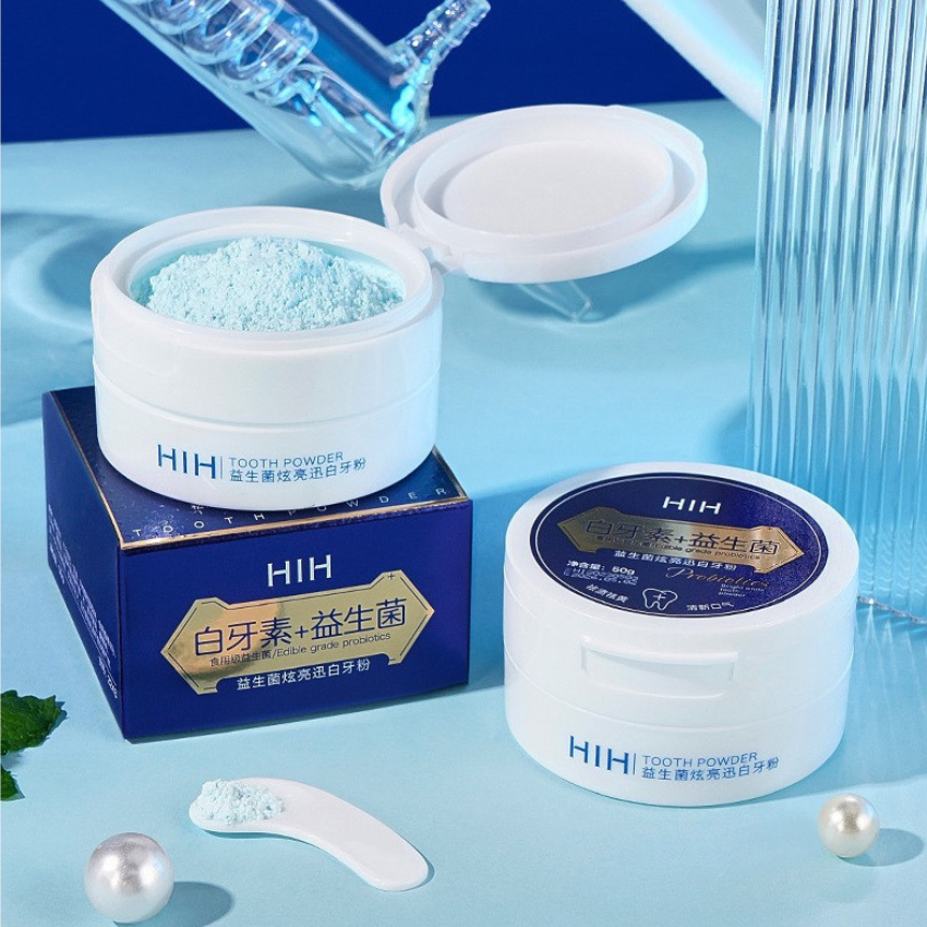 [HIỆU QUẢ}Bột Trắng Răng HIH Brightening Khử Ố Vàng,Mùi Hôi Miệng Giảm Viêm Và chảy Máu Chân Răng Hỗ