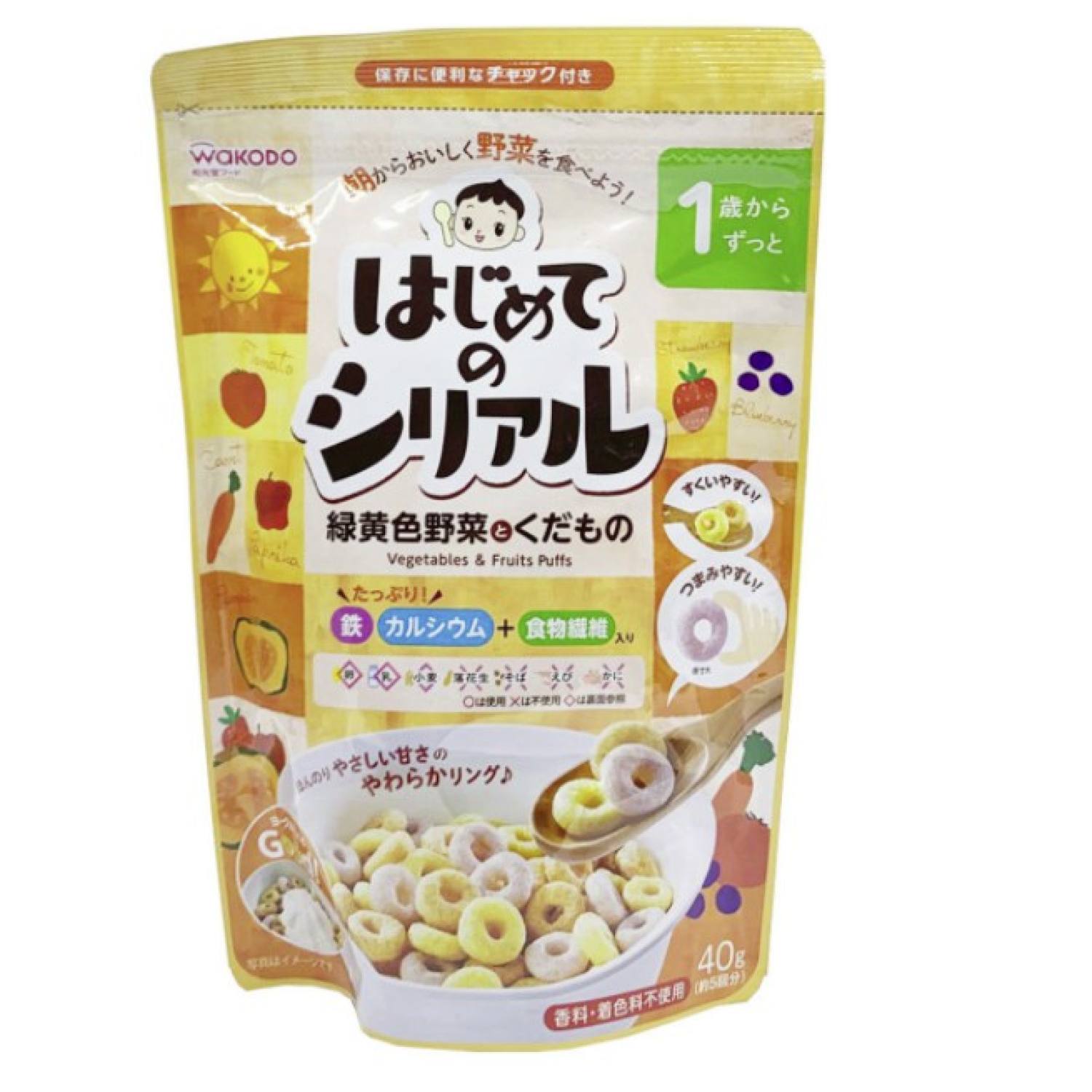 Ngũ cốc Wakodo 12m+ / Ngũ cốc rau củ dinh dưỡng cho bé
