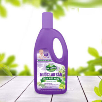 Nước lau sàn thảo mộc xanh 100% thảo dược và tinh dầu quế- 1 lít