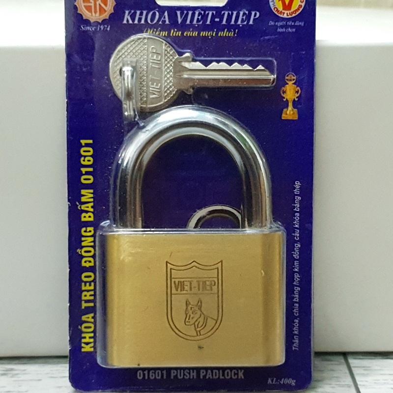 Khóa treo đồng bấm 6p việt tiệp 01601