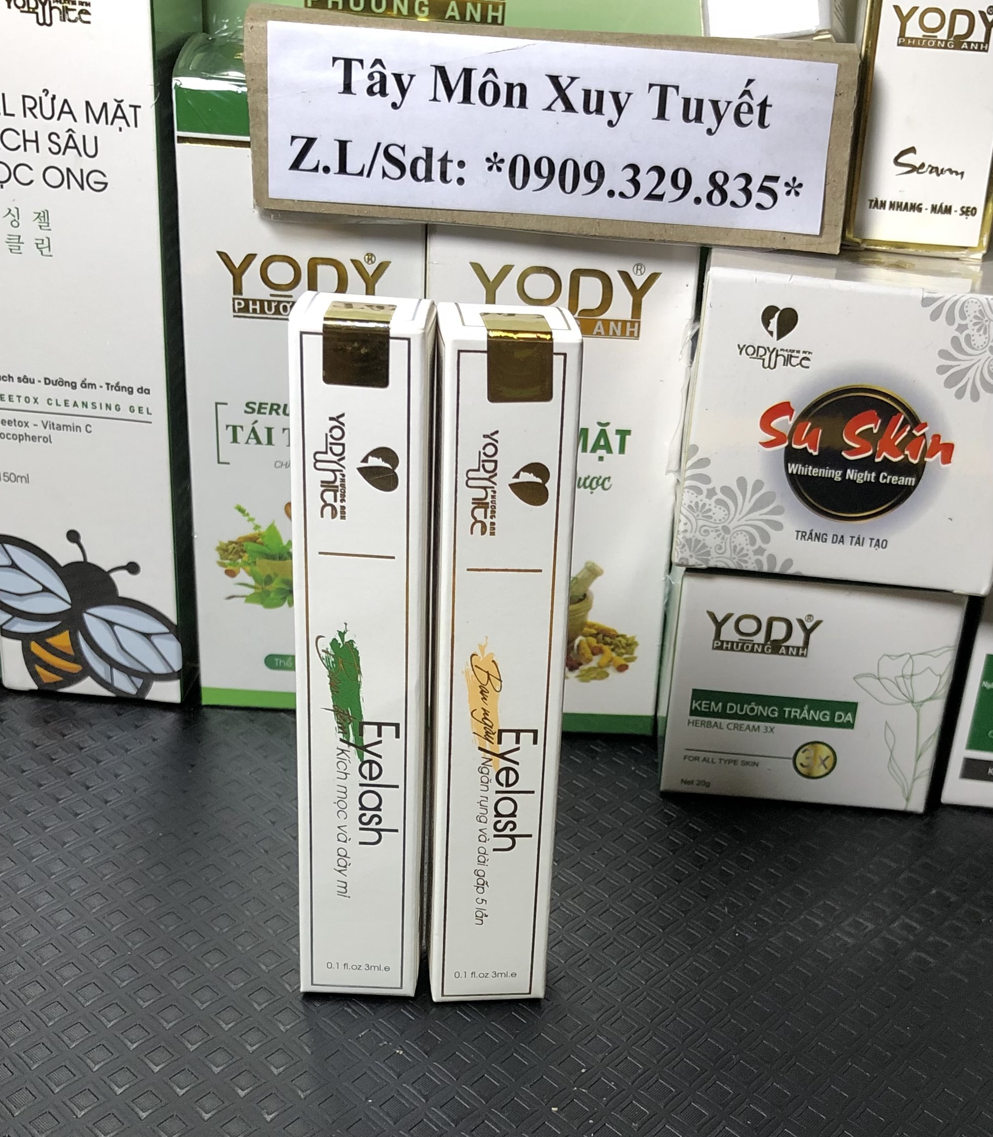 Serum dưỡng mi Eyelash Yody White Phương Anh - Dưỡng mi ngày và đêm Yody White Phương Anh
