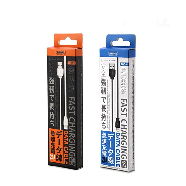 Cáp sạc 2.1a dài 1 remax rc-134a typec - dài 1m