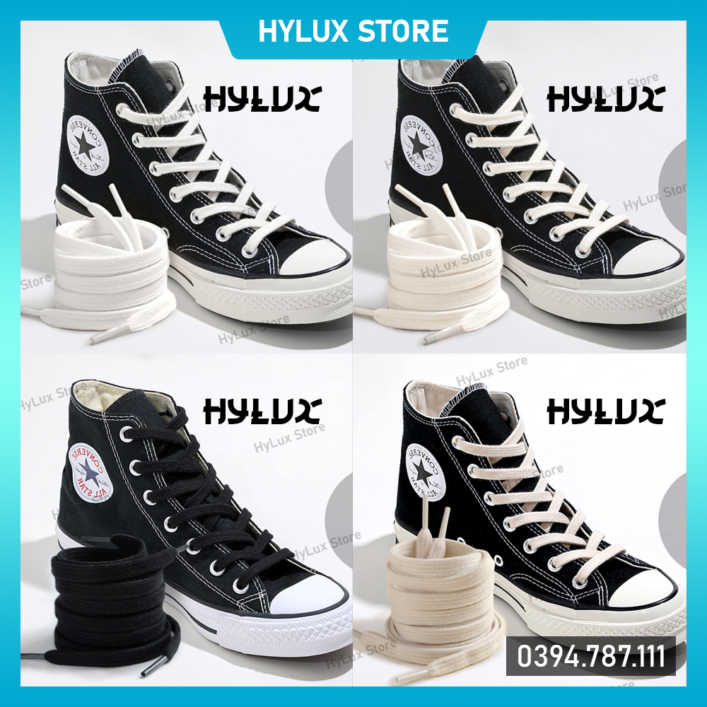 Dây giày Converse 1970s, Mlb đạp gót 4 màu loại xịn - Dây giày thể thao