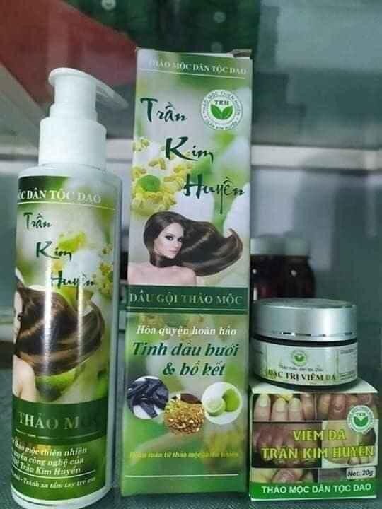 Dầu gội thảo dược trần kim huyền
