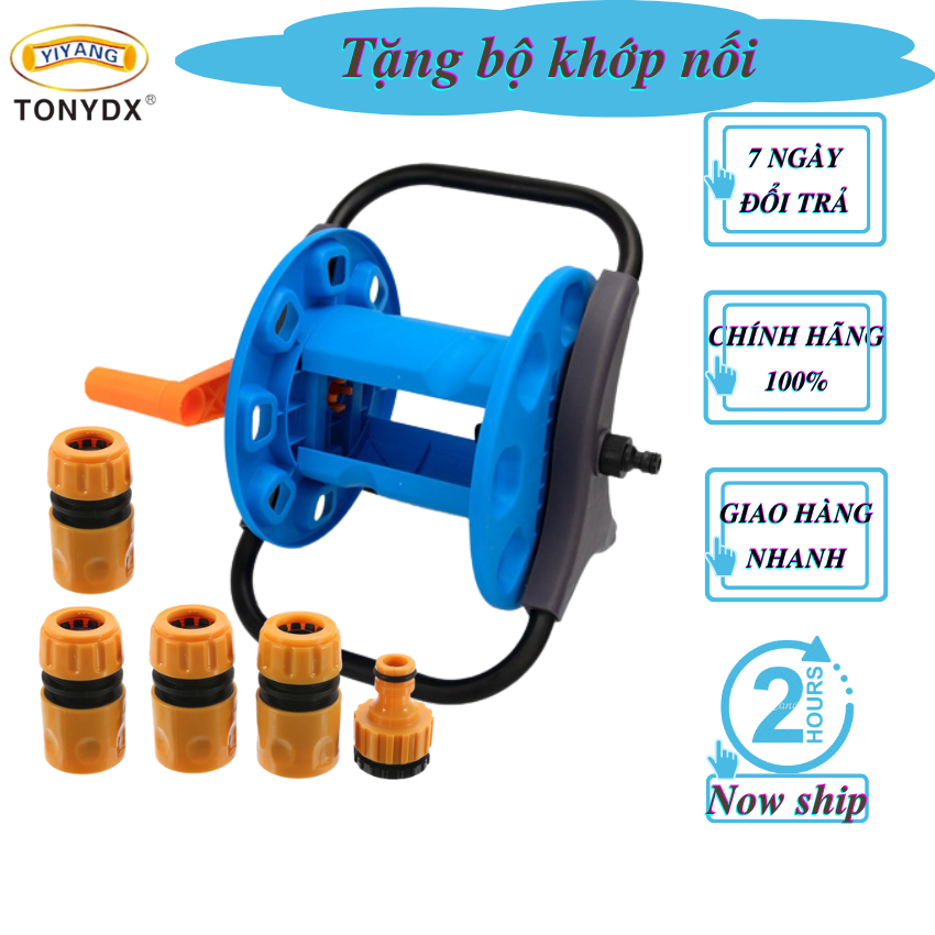 Khung cuốn dây ống nước từ 10m đến 30m cho ống dây phi 14mm-18mm