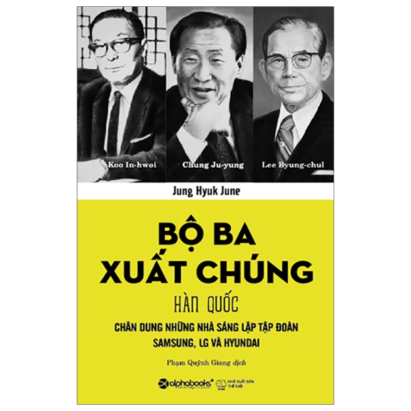 Fahasa - bộ ba xuất chúng hàn quốc