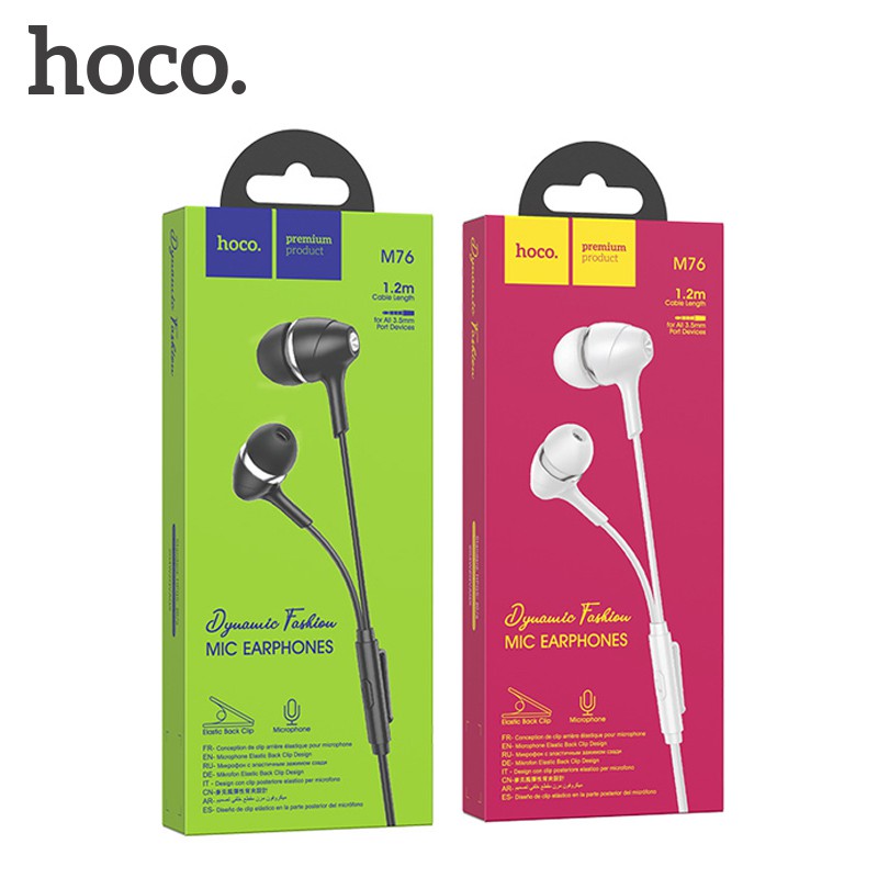 Tai nghe 3.5 hoco m76