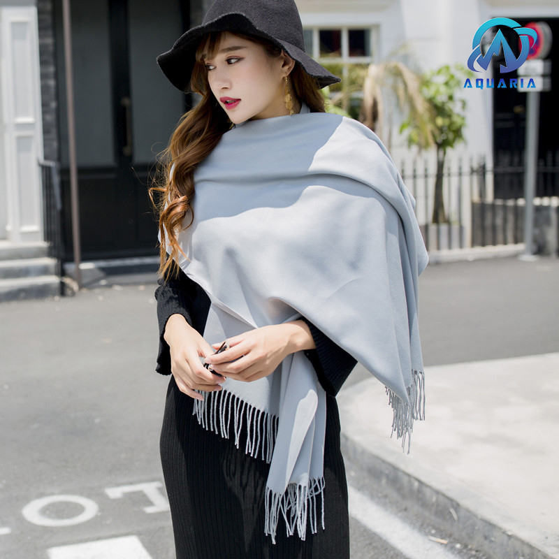 Khăn choàng cổ nam nữ unisex chất len cashmere cao cấp mềm mịn, khăn len quàng cổ 70x200cm