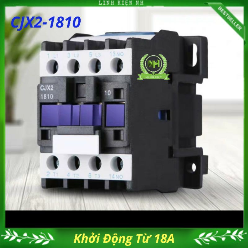Khởi động từ ac contactor cjx2 1810 220v/380v-18a
