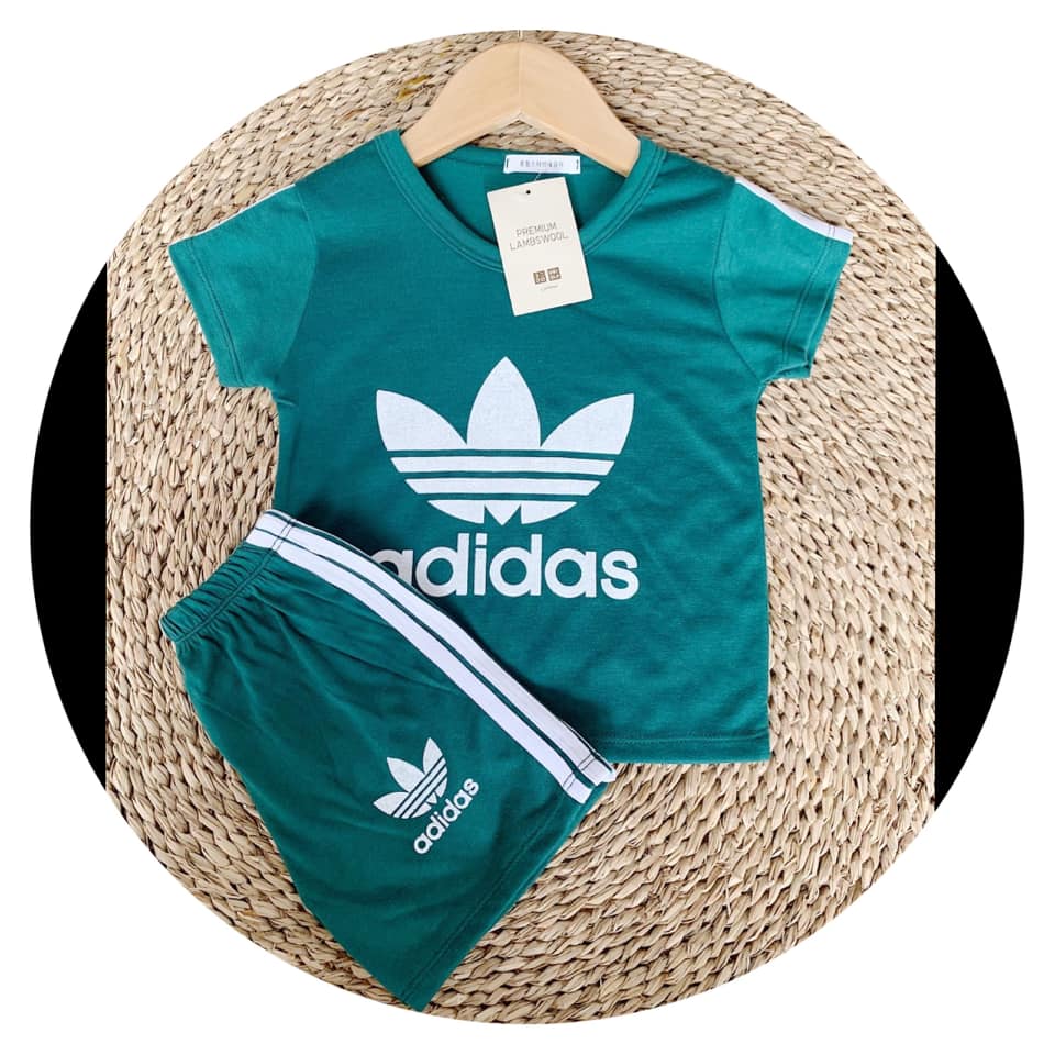 Bộ Quần Áo Bé Trai Bé Gái 10 -28kg Họa Tiết 3 Sọc Thể Thao Năng Động Thời Trang HQ Fashionkids SET B1005