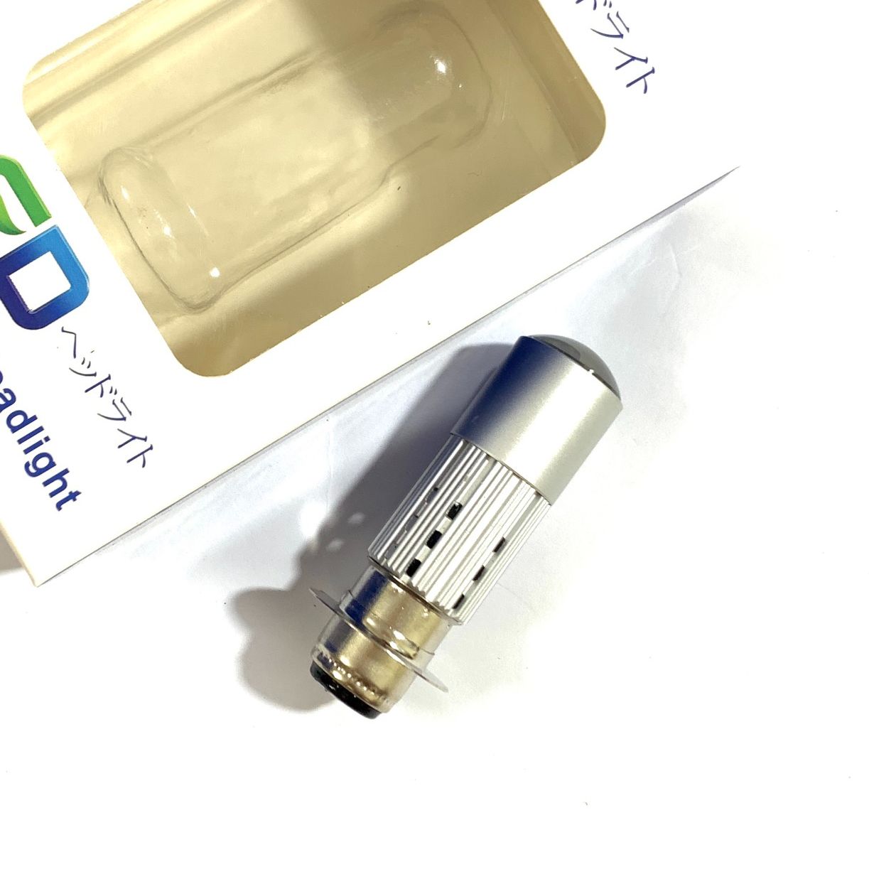 Bóng pha LED bi cầu mini chân M5 - Pha trắng cốt vàng gắn cho Dream WaveZX.v.v , Siêu Sáng