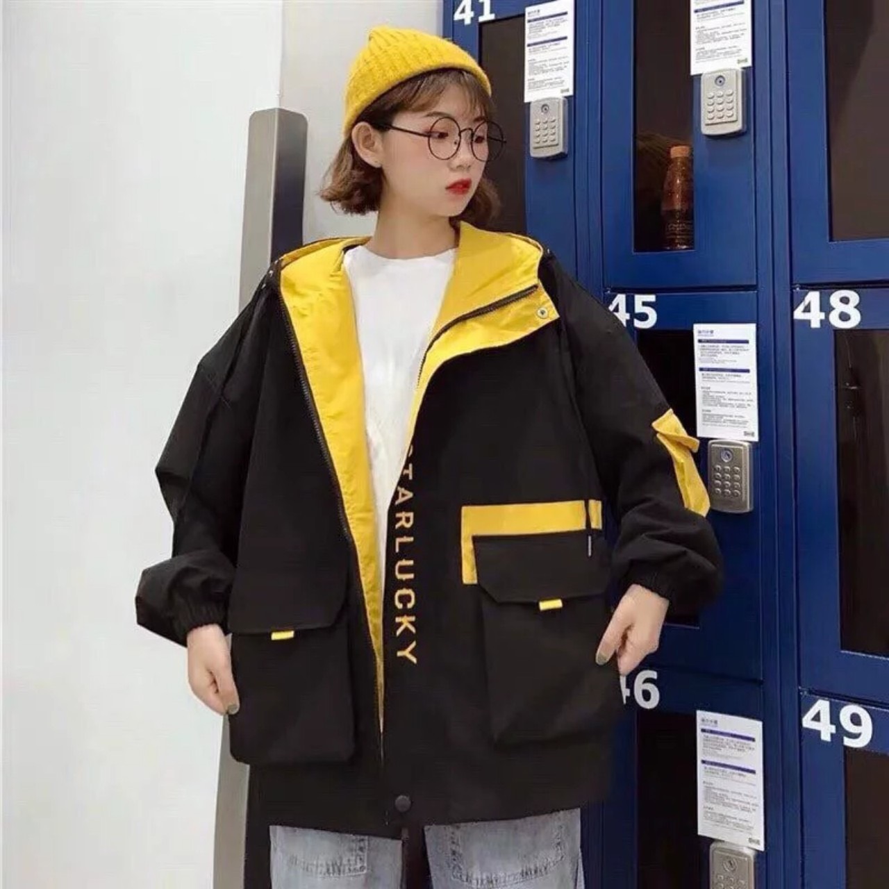 Áo khoác Kaki hộp nữ dầy dặn siêu hịn siêu xinh mix đồ cực fashion của đẹp độc 89 hot