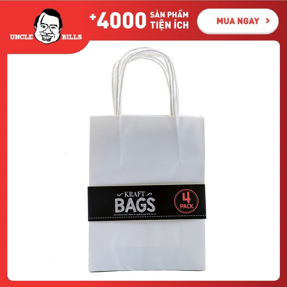 Túi trắng 200x150x60mm 4 cái ubl ya0016