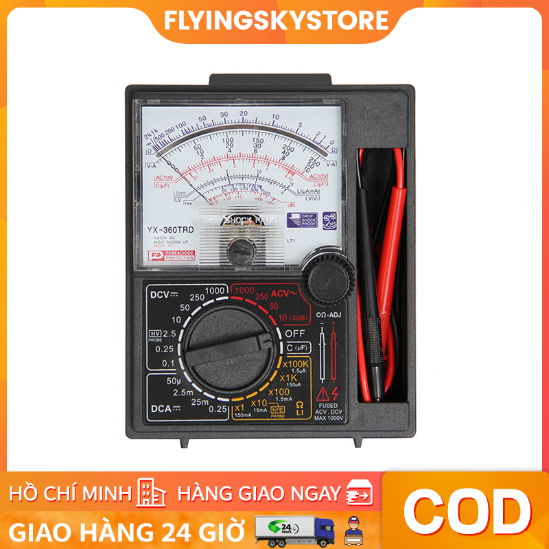 Đồng hồ đo vạn năng analog sanwa yx 360 trd sản xuất tại nhật bản đồng hồ đo vạn năng analog sản xuất tại nhật bản
