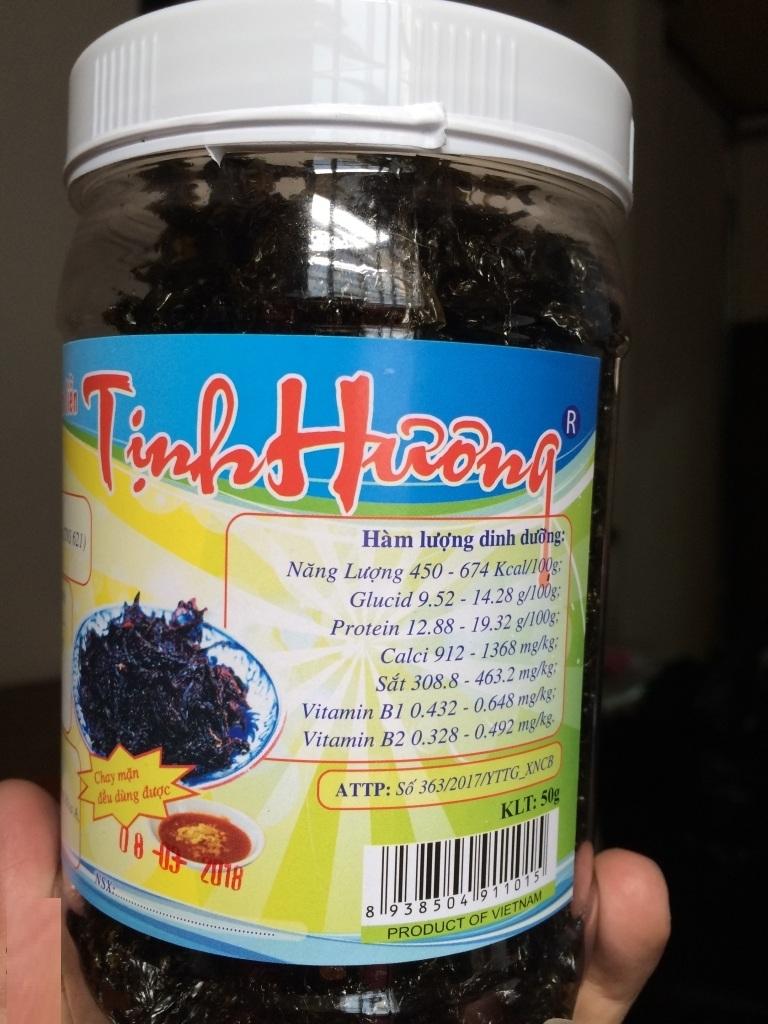 Rong biển sấy khô tịnh hương - 50g