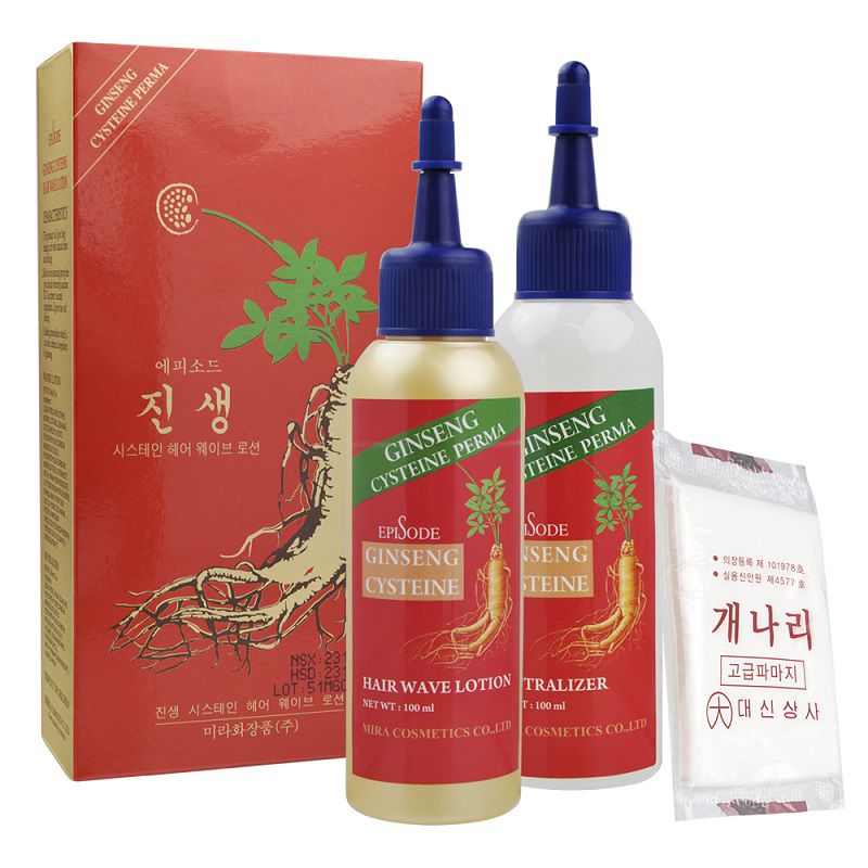 Uốn tóc sâm đỏ gingsen mira