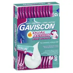 Gaviscon Liquid Dual Action 10ml 12 gói uống liền